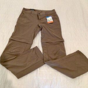 Columbia Omni Shield Hiking Pants/Shorts-size 4 Woman’s-Camel Color-NWT